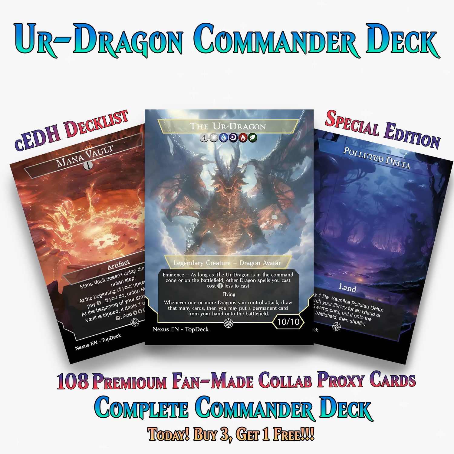 Ur-Dragon Tribal 2 Commander Deck | 108 Cards | ProxyTCG