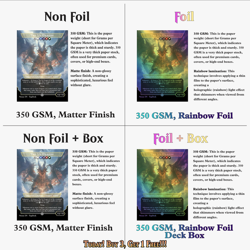 Ur-Dragon Tribal 2 Commander Deck | 108 Cards | ProxyTCG