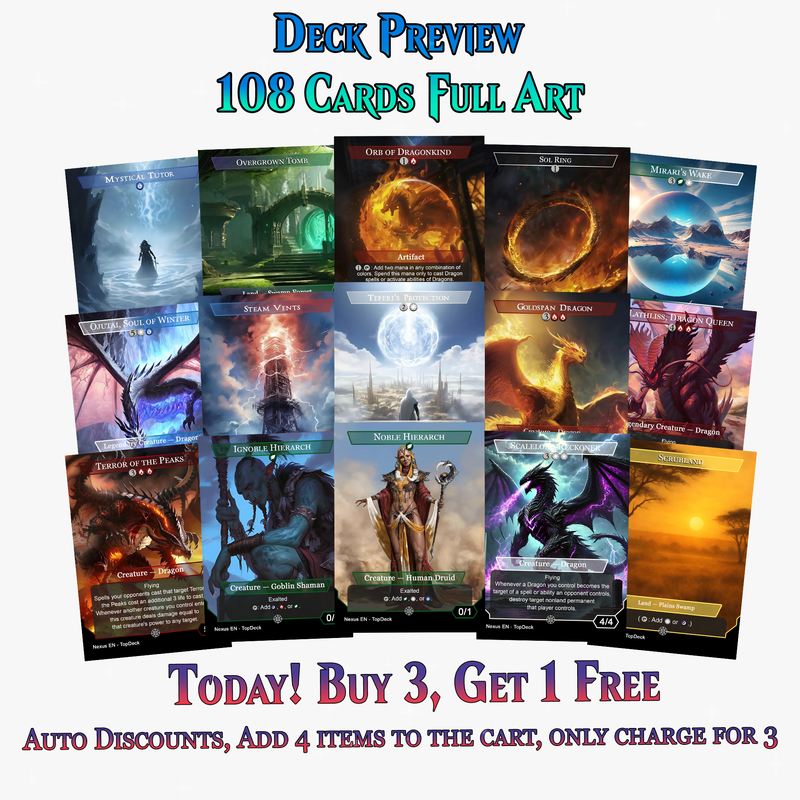 Ur-Dragon Tribal 2 Commander Deck | 108 Cards | ProxyTCG