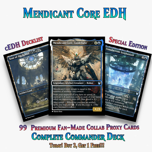 Mendicant Core MTG Proxy Commander Deck - 99 Cards | ProxyTCG