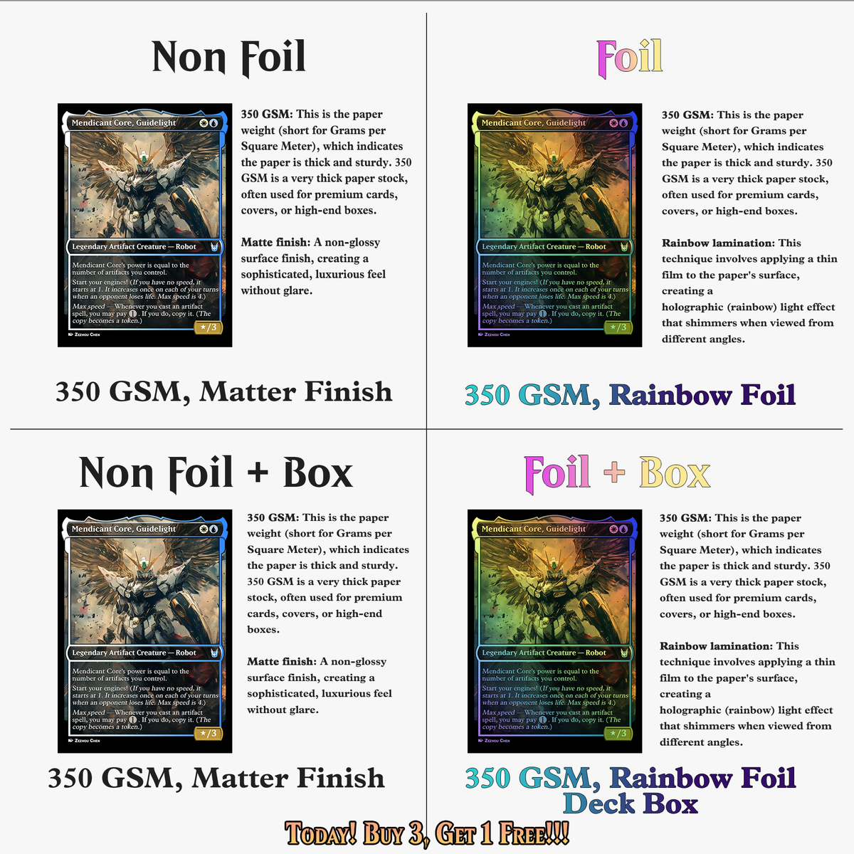Mendicant Core MTG Proxy Commander Deck - 99 Cards | ProxyTCG