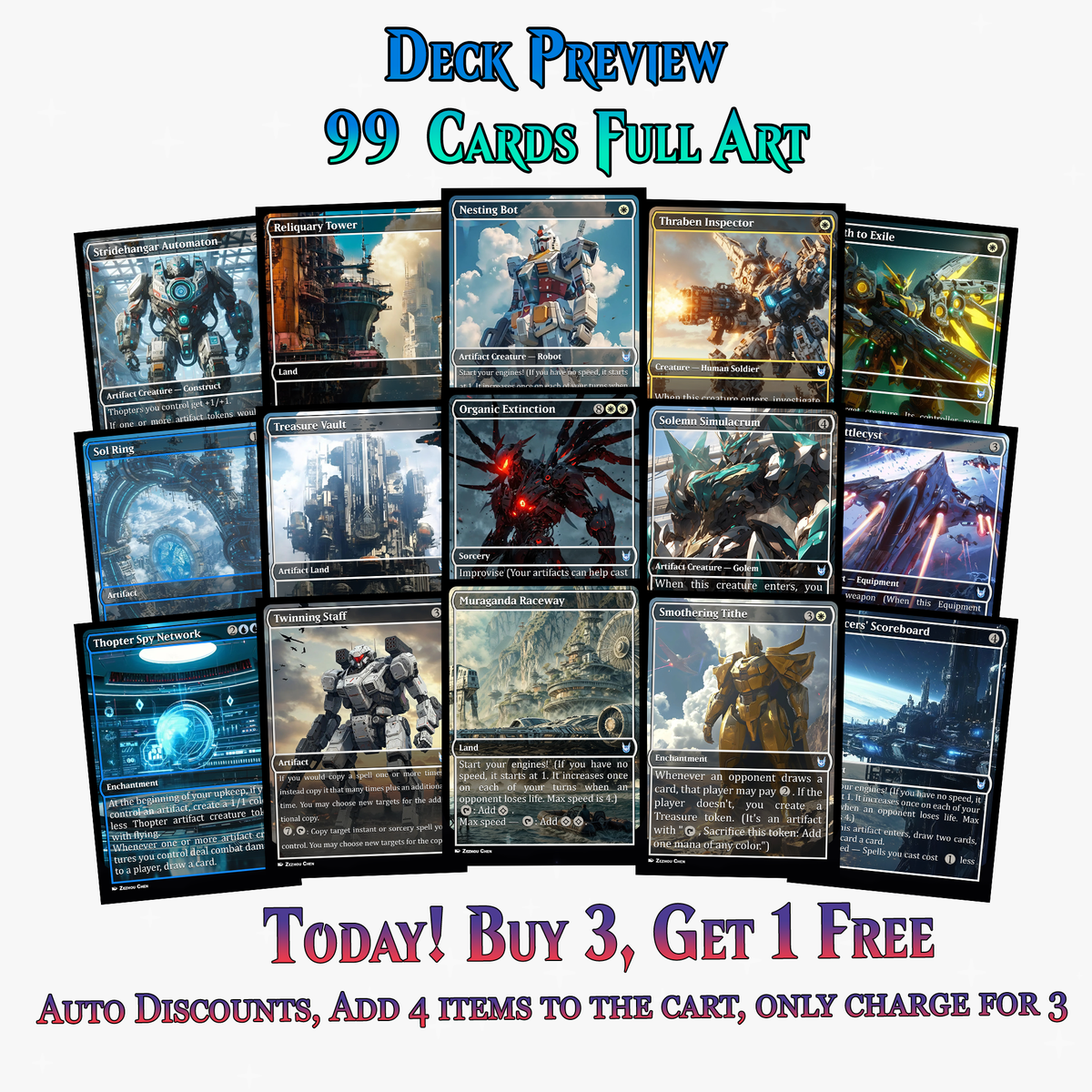 Mendicant Core MTG Proxy Commander Deck - 99 Cards | ProxyTCG