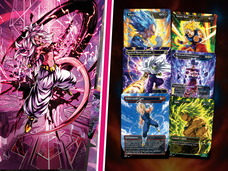 | New | Dragon Ball MTG Proxy Commander Deck | 115+ Cards | PrimeDecks