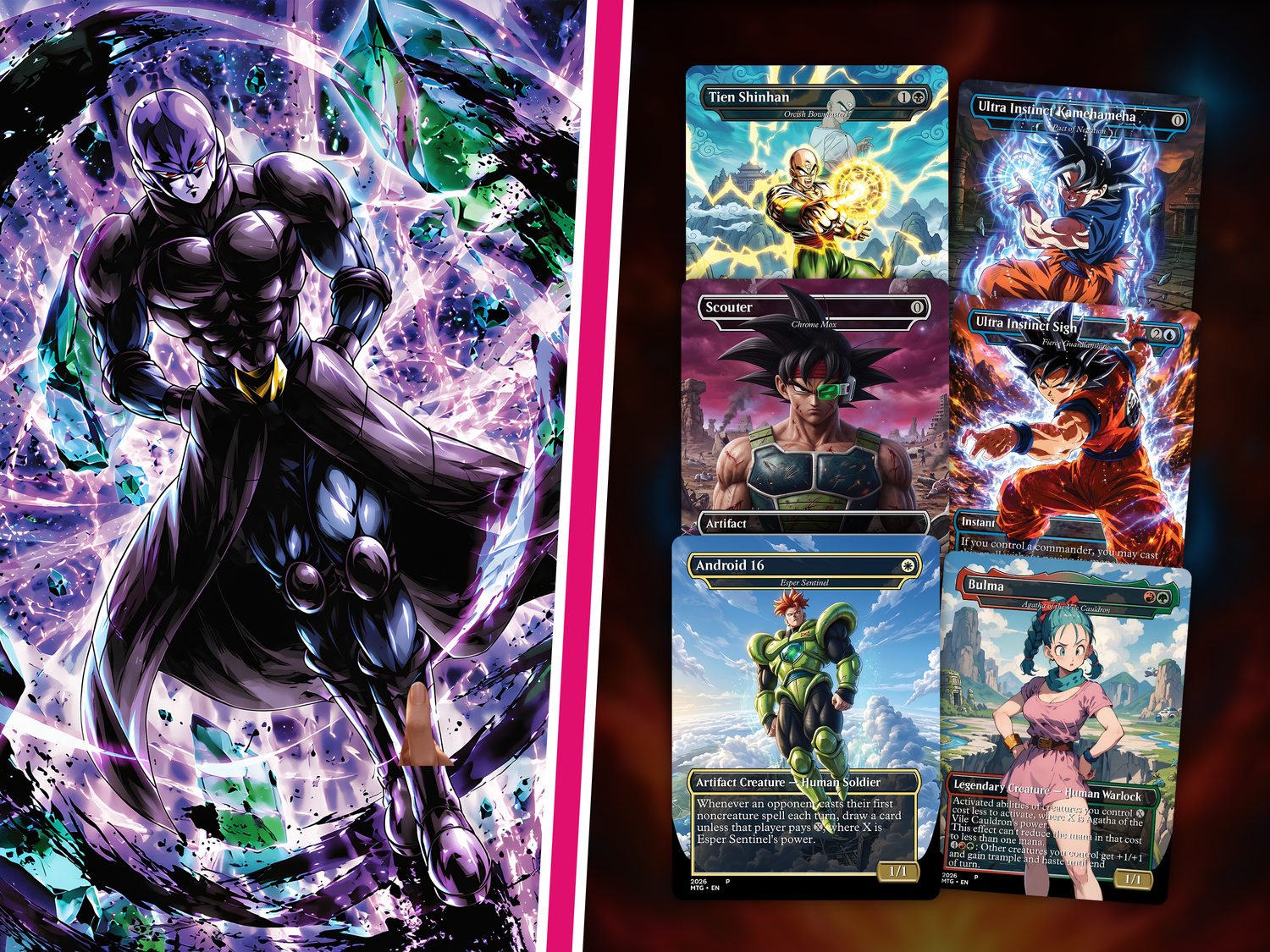 | New | Dragon Ball MTG Proxy Commander Deck | 115+ Cards | PrimeDecks