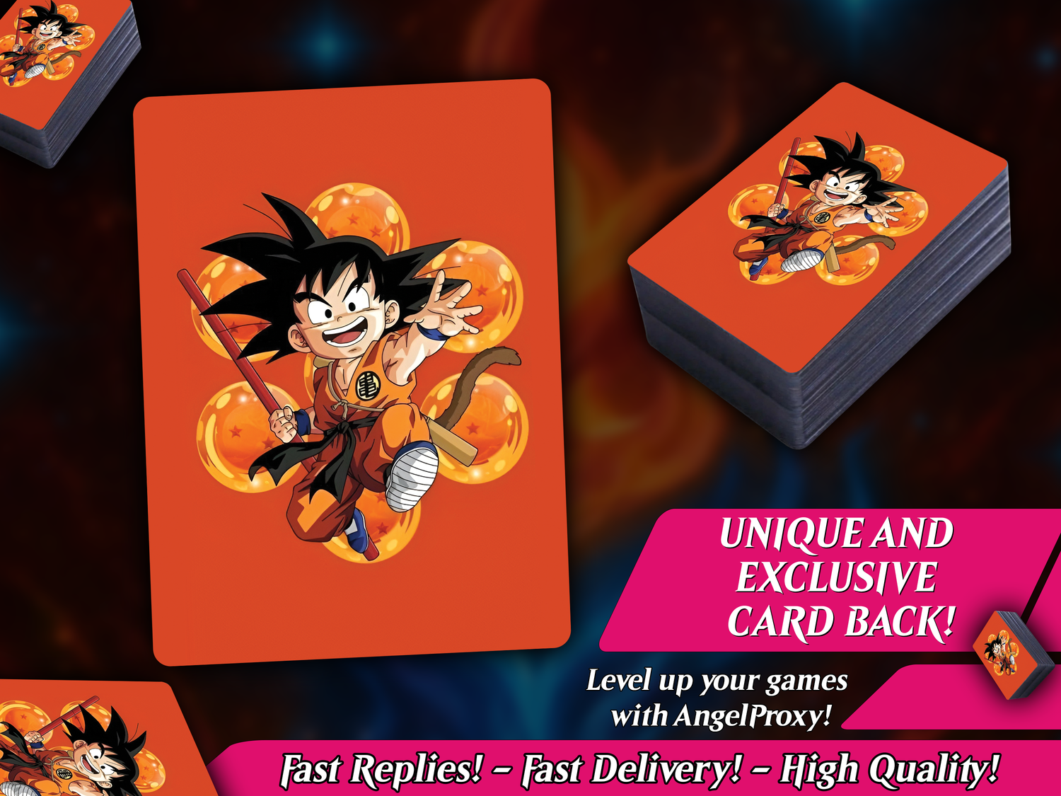 | New | Dragon Ball MTG Proxy Commander Deck | 115+ Cards | PrimeDecks