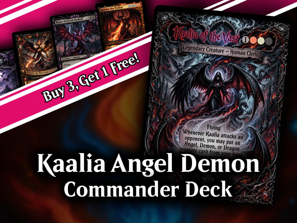 | New | Wrath of Kaalia – Legendary Angel, Demon & Dragon Tribal Deck | 100 cards | PrimeDecks