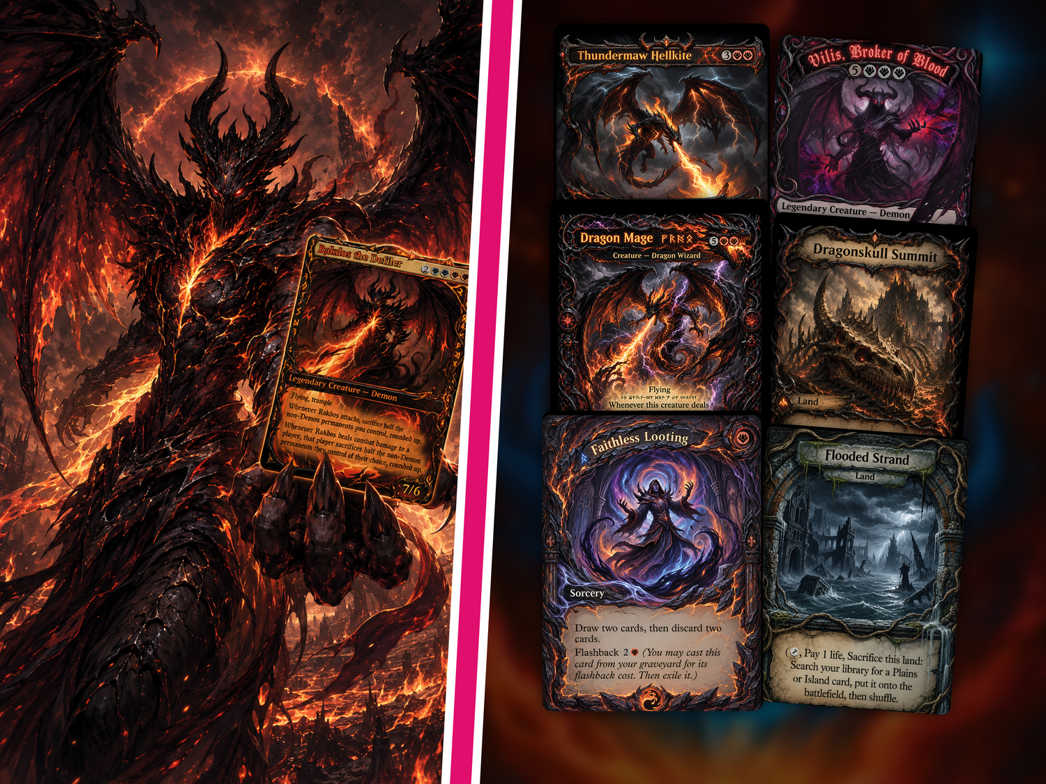 Wrath of Kaalia – Legendary Angel, Demon & Dragon Tribal Deck | 100 cards | PrimeDecks