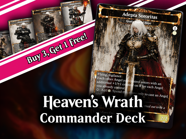 | New | Heaven's Wrath Giada Space Nun Commander Deck | 100-Card MTG Proxy EDH Set | PrimeDecks