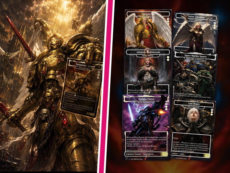 Heaven's Wrath Giada Space Nun Commander Deck | 100-Card MTG Proxy EDH Set | PrimeDecks