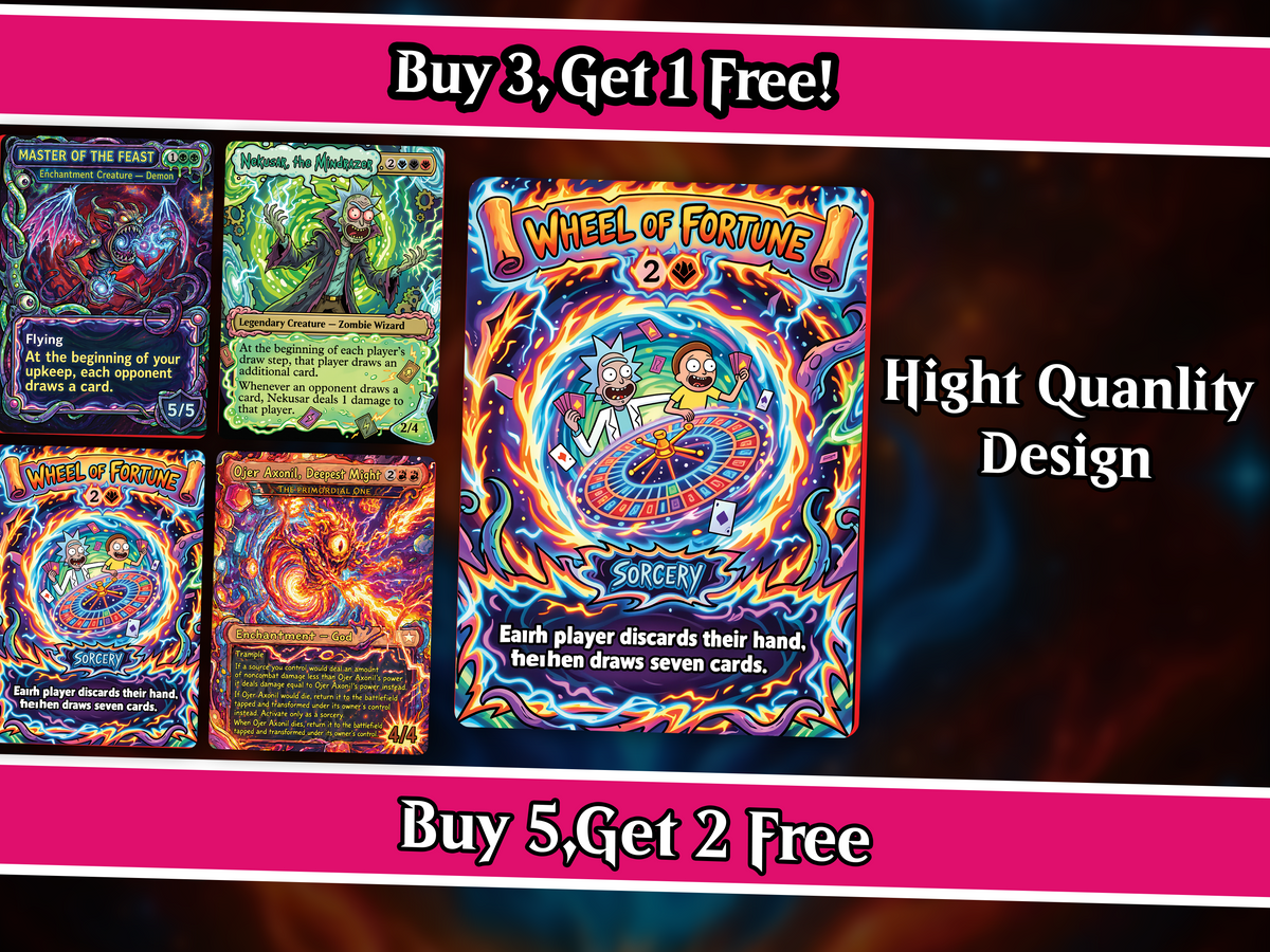 Nekusar, the Mindrazer – Ric.k & Mor.ty Commander Proxy Deck | 100 Cards