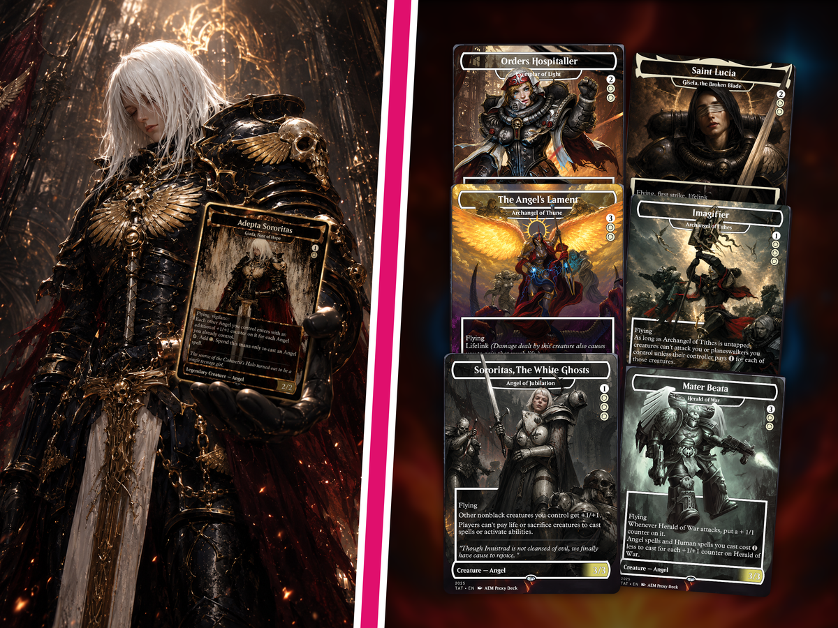 Heaven's Wrath Giada Space Nun Commander Deck | 100-Card MTG Proxy EDH Set | PrimeDecks