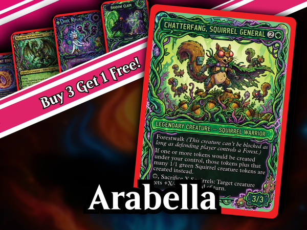 Arabella Hare Apparent Commander Deck | 100-Card MTG Proxy EDH Set | Creepy Chibi Rabbit | PrimeDecks
