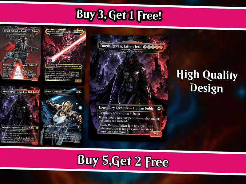 | New | Star Wars Rise of the Sith Proxy Commander Deck | 100 Cards | PrimeDecks