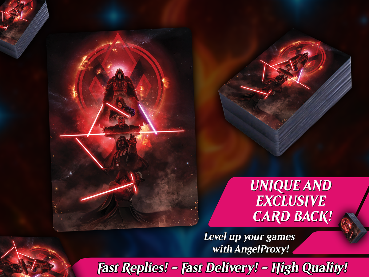 | New | Star Wars Rise of the Sith Proxy Commander Deck | 100 Cards | PrimeDecks