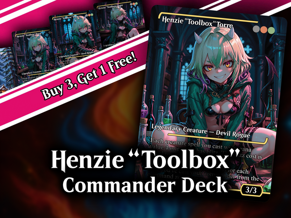 | New | Henzie "Toolbox" Torre Commander Deck | 100+ Card MTG Proxy EDH Set | PrimeDecks