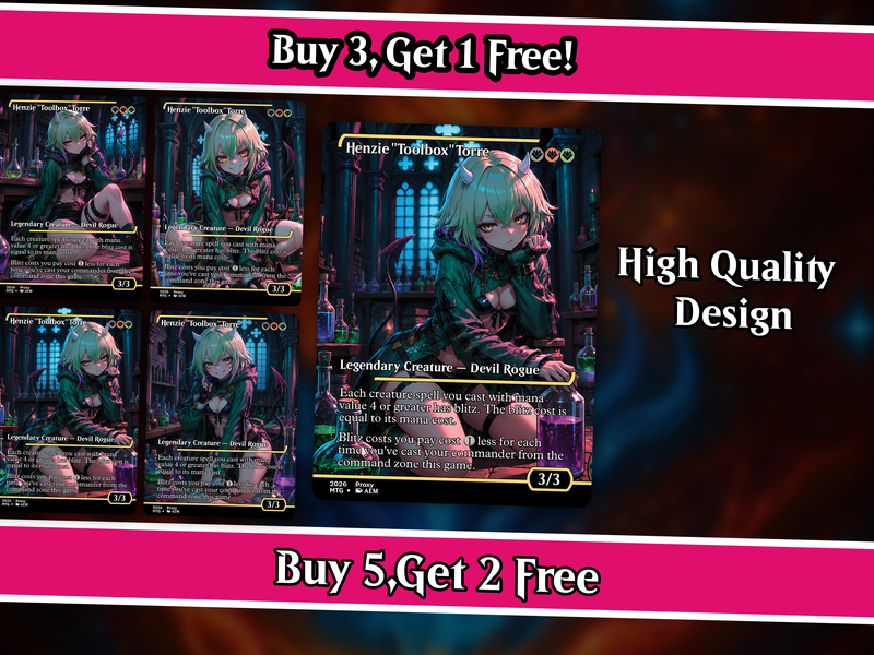 Henzie "Toolbox" Torre Commander Deck | 100+ Card MTG Proxy EDH Set | PrimeDecks