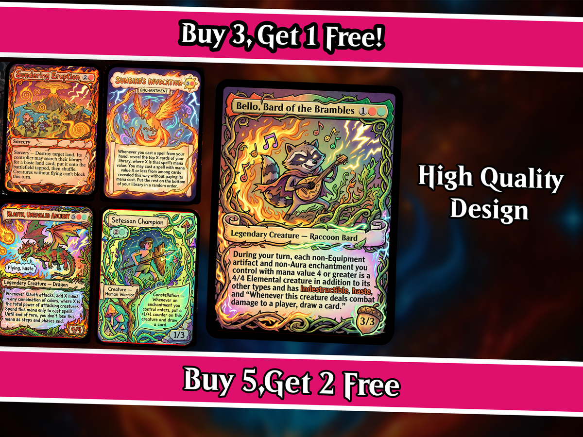 Adventure Time Bello Commander Deck | 100-Card MTG Proxy EDH Set | PrimeDecks