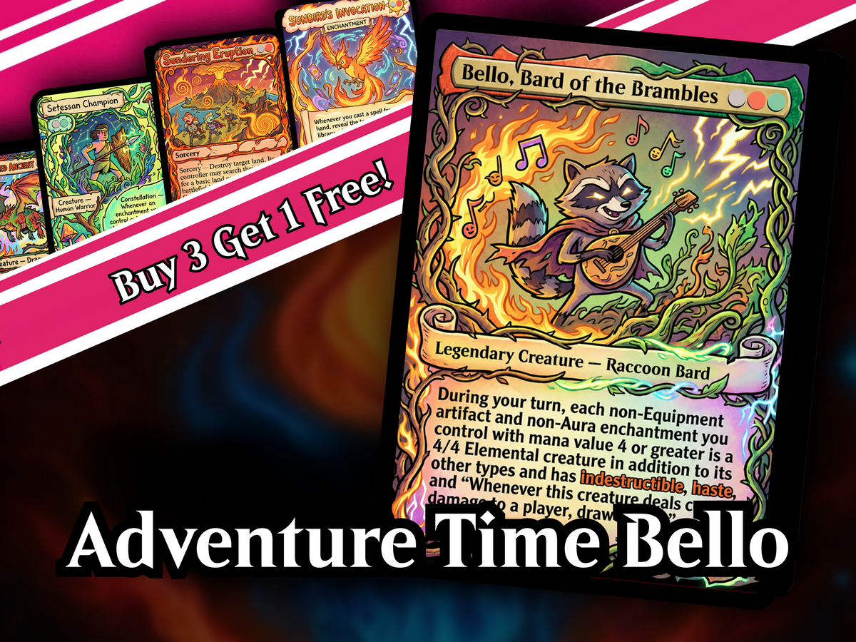 Adventure Time Bello Commander Deck | 100-Card MTG Proxy EDH Set | PrimeDecks