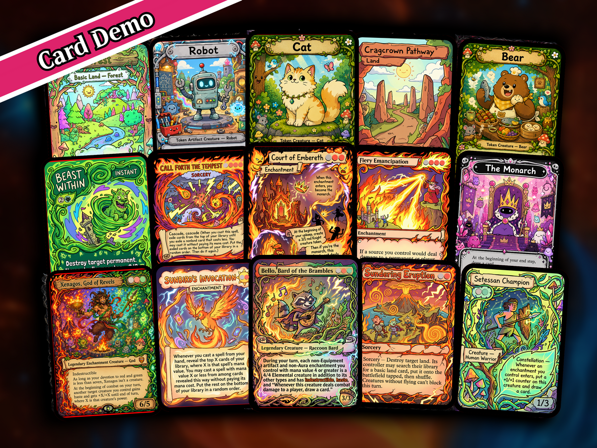 Adventure Time Bello Commander Deck | 100-Card MTG Proxy EDH Set | PrimeDecks