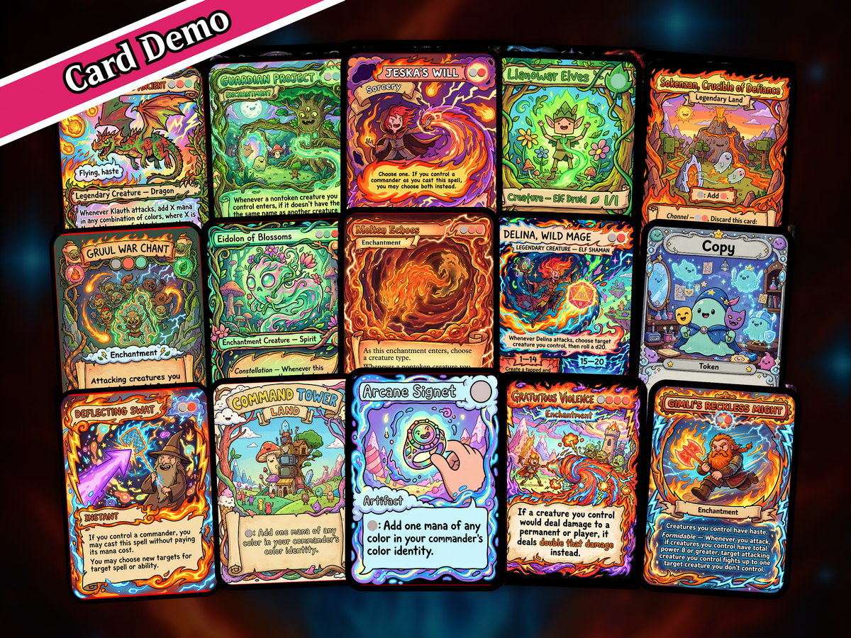 Adventure Time Bello Commander Deck | 100-Card MTG Proxy EDH Set | PrimeDecks