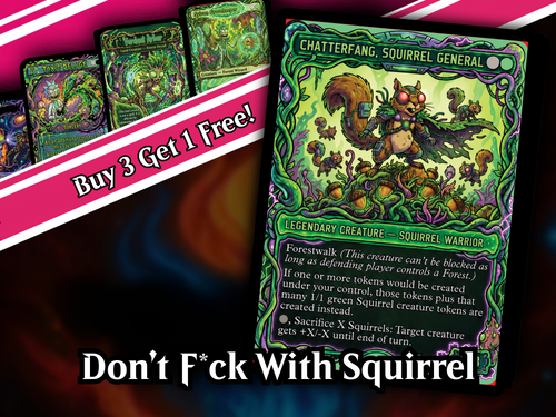 Chatterfang Squirrel Tribal Rick and Morty Inspired Commander Deck | 100-Card MTG Proxy EDH Set | PrimeDecks
