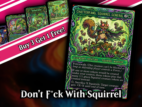 Chatterfang Squirrel Tribal Rick and Morty Inspired Commander Deck | 100-Card MTG Proxy EDH Set | PrimeDecks