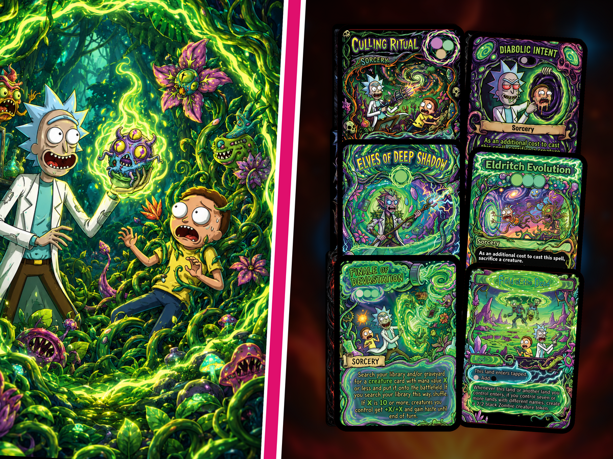Chatterfang Squirrel Tribal Rick and Morty Inspired Commander Deck | 100-Card MTG Proxy EDH Set | PrimeDecks