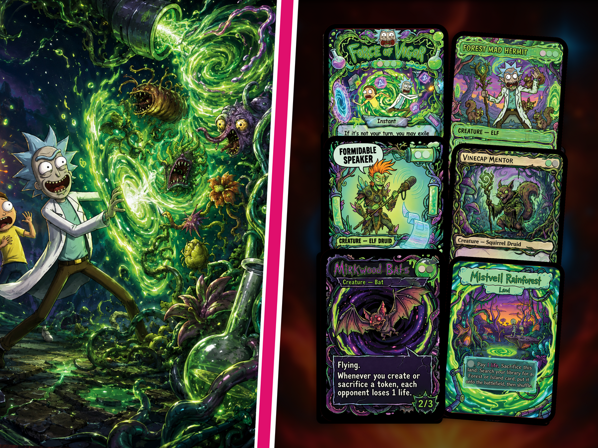 Chatterfang Squirrel Tribal Rick and Morty Inspired Commander Deck | 100-Card MTG Proxy EDH Set | PrimeDecks
