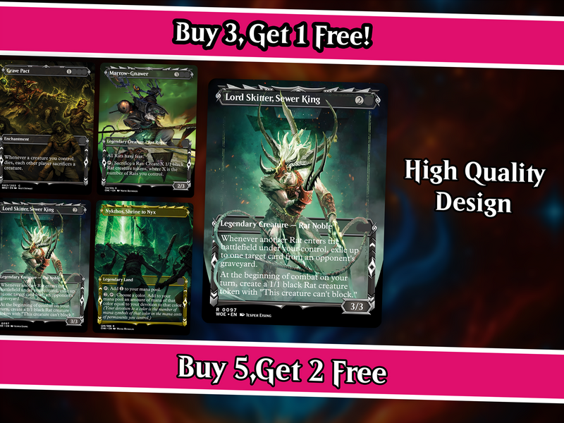 Vermin Horde Commander Deck - 103+ Cards | PrimeDecks