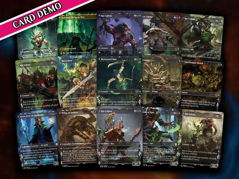 | New |Vermin Horde Commander Deck - 103+ Cards | PrimeDecks