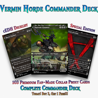 Vermin Horde MTG Proxy Commander Deck - 103 Cards | ProxyTCG