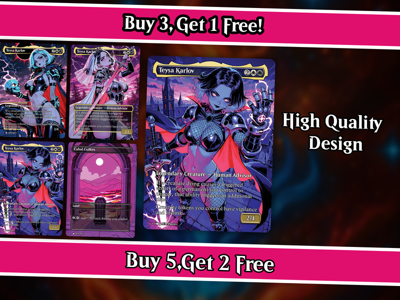 Teysa Goths Anime Commander Deck | 126-Card Fan-Made MTG Proxy Set | PrimeDecks