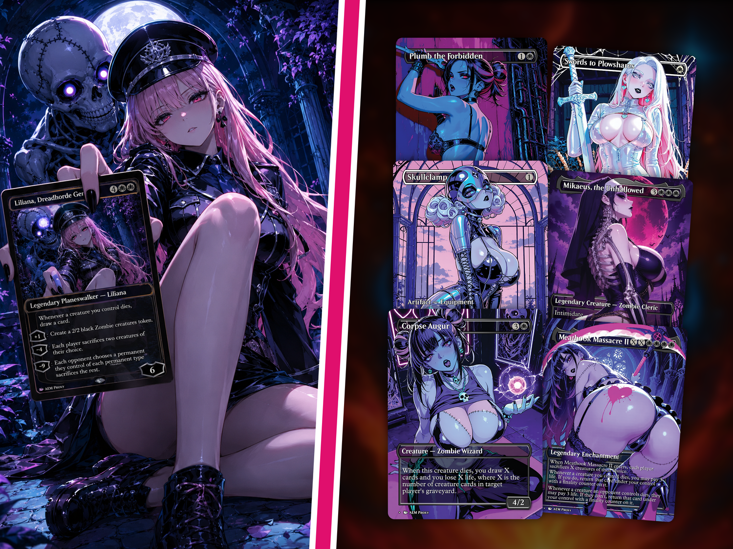 Teysa Goths Anime Commander Deck | 126-Card Fan-Made MTG Proxy Set | PrimeDecks
