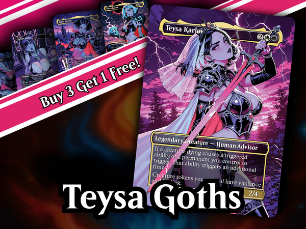 Teysa Goths Anime Commander Deck | 126-Card Fan-Made MTG Proxy Set | PrimeDecks
