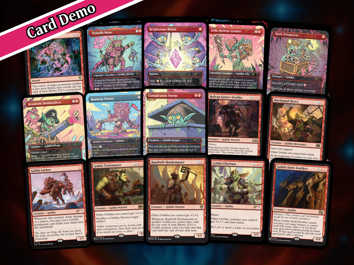 Goblin Storm Commander Deck | 100+ Cards | PrimeDecks