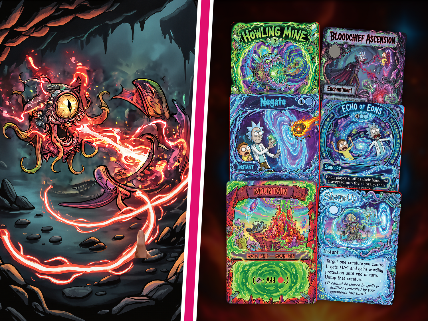 | New | Nekusar, the Mindrazer – Ric.k & Mor.ty Commander Proxy Deck | 100 Cards