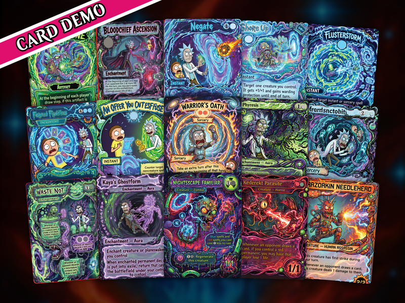 | New | Nekusar, the Mindrazer – Ric.k & Mor.ty Commander Proxy Deck | 100 Cards