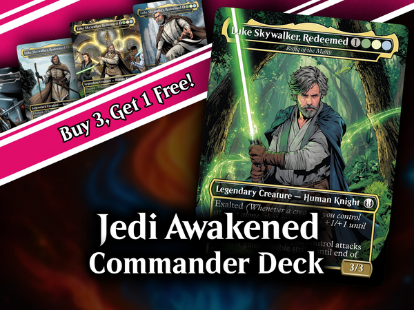 | New | JEDI AWAKENED – STAR WARS-THEMED COMMANDER DECK | 100-PIECE | PrimeDecks