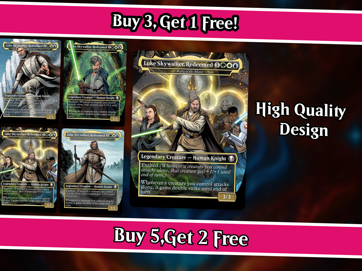| New | JEDI AWAKENED – STAR WARS-THEMED COMMANDER DECK | 100-PIECE | PrimeDecks