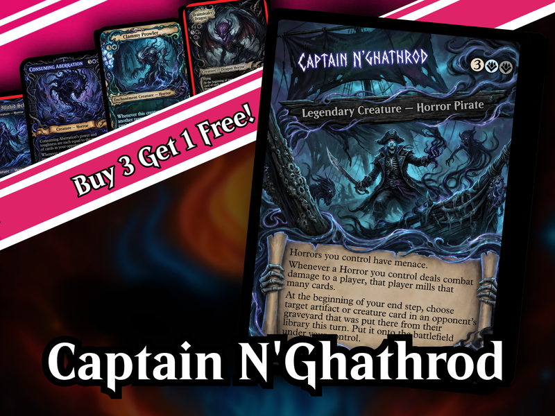 Captain N'ghathrod Horror Tribal Commander Deck | 100 Cards | PrimeDecks