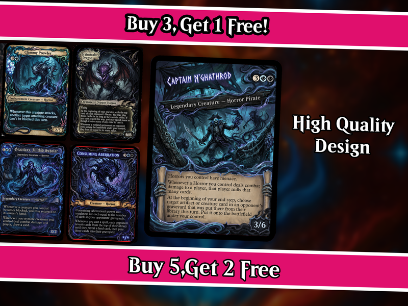 Captain N'ghathrod Horror Tribal Commander Deck | 100 Cards | PrimeDecks