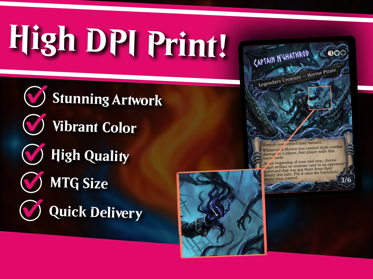 Captain N'ghathrod Horror Tribal Commander Deck | 100 Cards | PrimeDecks