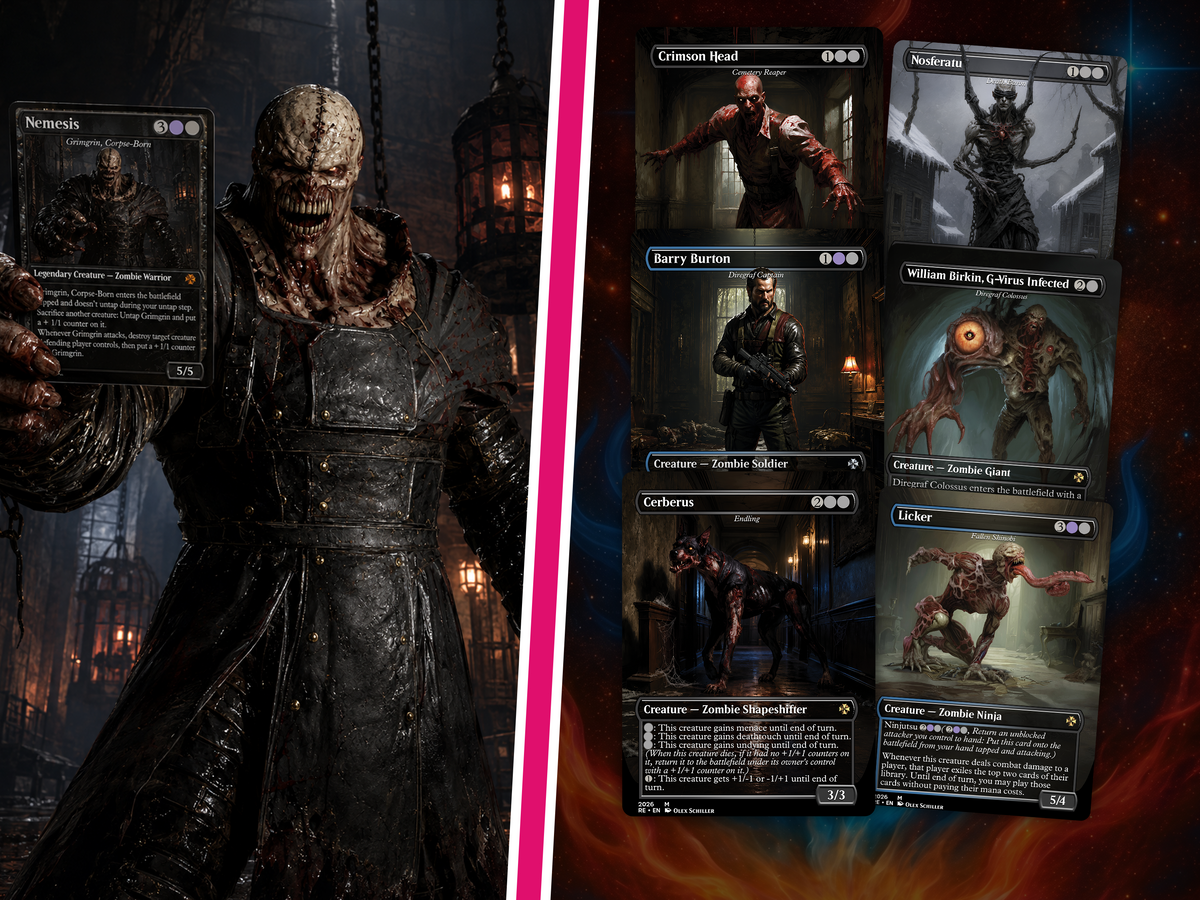 Resident Evil Card Deck 100 Cards + Tokens, Zombie Tribal EDH | PrimeDecks