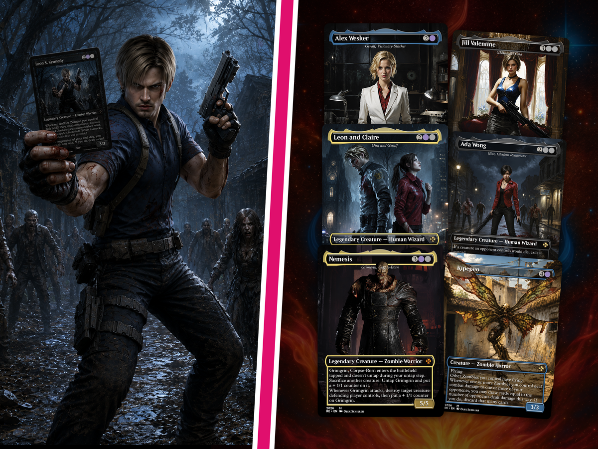 Resident Evil Card Deck 100 Cards + Tokens, Zombie Tribal EDH | PrimeDecks