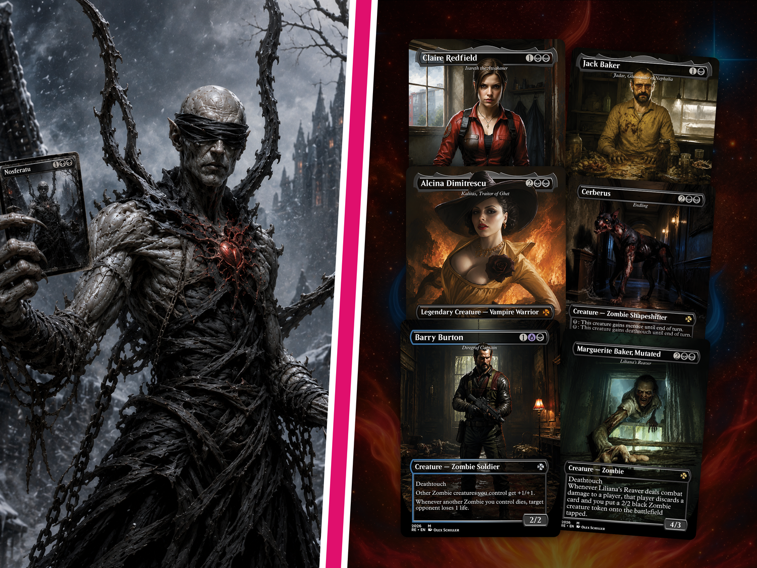 | New | Resident Evil Card Deck 100 Cards + Tokens, Zombie Tribal EDH | PrimeDecks
