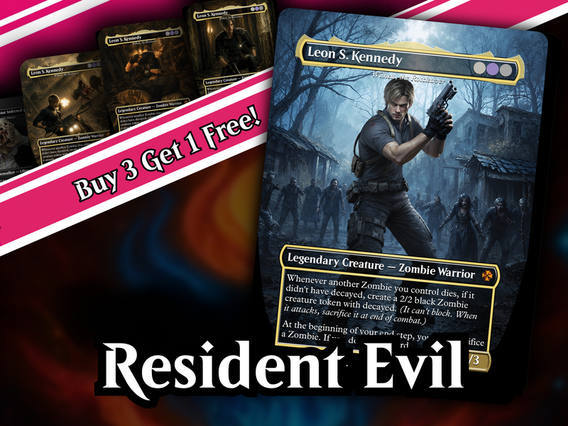 Resident Evil Card Deck 100 Cards + Tokens, Zombie Tribal EDH | PrimeDecks