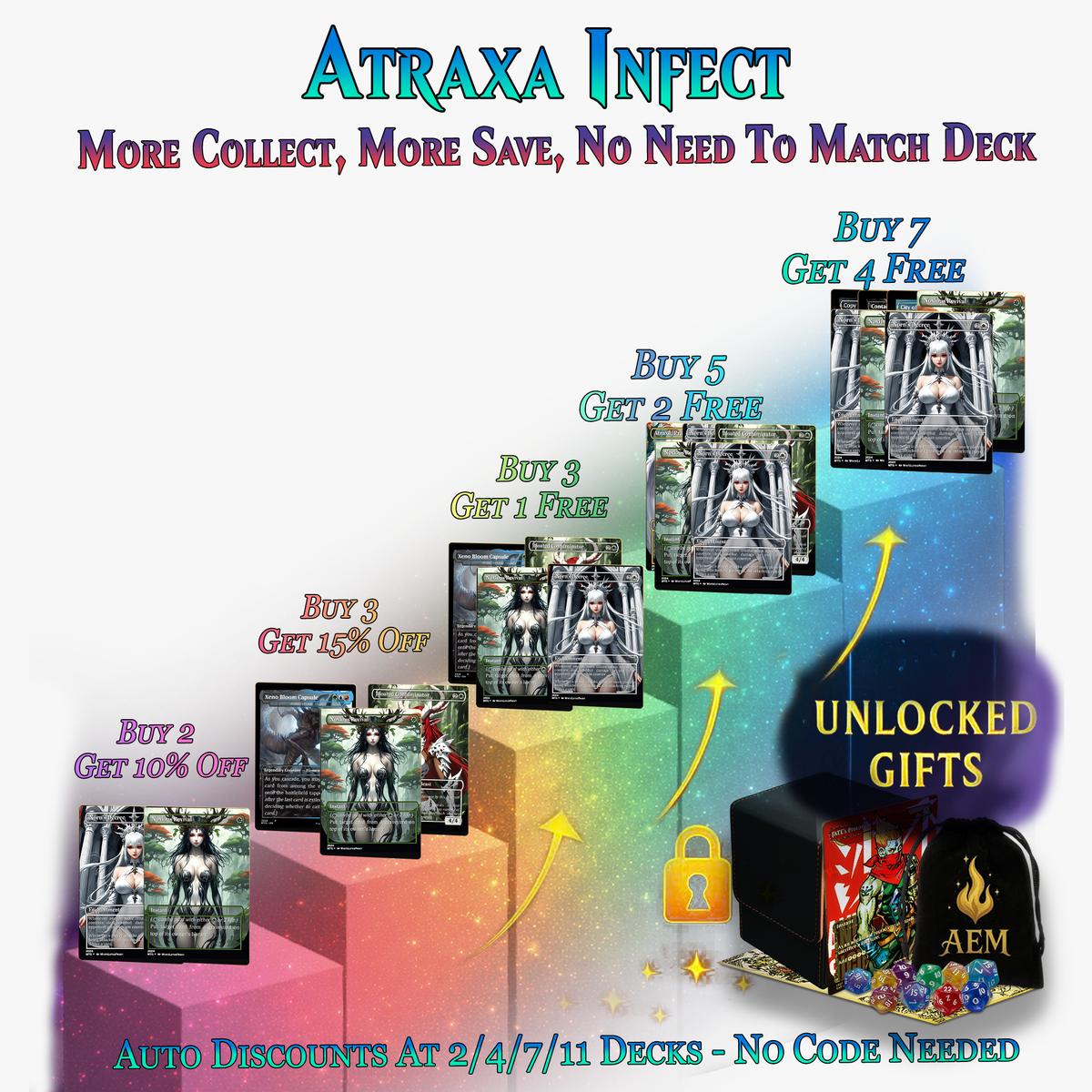 Atraxa Counter Proliferate Commander Deck - 109+ Cards | PrimeDecks