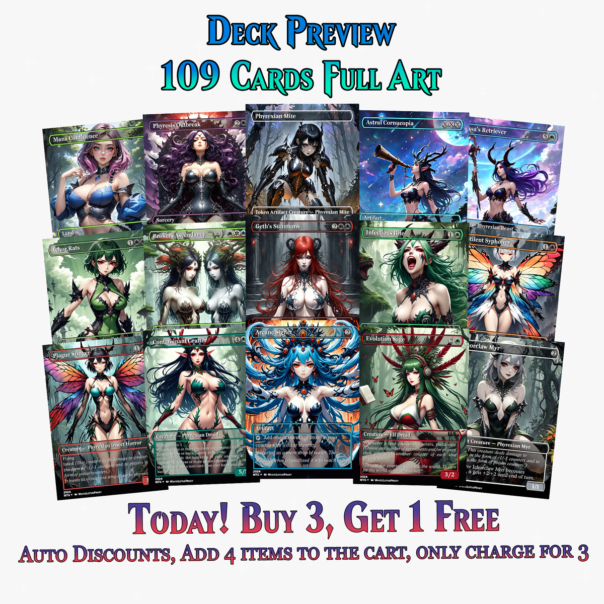 Atraxa Counter Proliferate Commander Deck - 109+ Cards | PrimeDecks