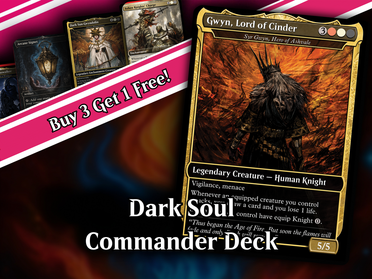 Dark Souls Inspired Knight Commander Deck | 126-Card MTG Proxy EDH Set | PrimeDecks