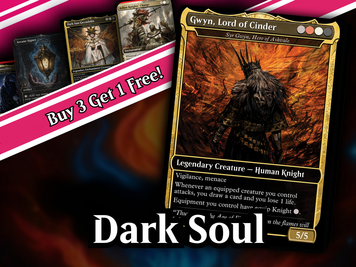 Dark Souls Inspired Knight Commander Deck | 126-Card MTG Proxy EDH Set | PrimeDecks
